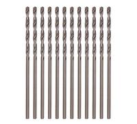 QUARKZMAN 12pcs Cobalt Perceuse Foret Hélicoïdal Mèches,1.3mm M35 Haute-Vitesse Acier Métrique Torsion Droit Tige Perceuse Embouts pour Métal Inox Acier Cuivre Aluminium Fonte