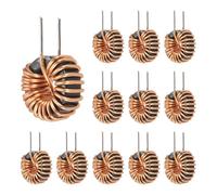 QUARKZMAN 12Pcs Inductance À Noyau Toroïdal, 47uH 6A Bobinage En Fil De Cuivre Bobine Magnétique Pour Transformateurs, 0.63" Diamètre Extérieur