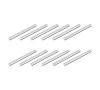 QUARKZMAN 12pcs M5x60mm Goupille Cylindrique Étagère, Goujons Cylindriques Acier Inoxydable 304, Support Cheville d'Étagère Fixation pour Fabrication Industrie Mécanique Installation Meuble