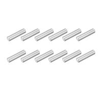 QUARKZMAN 12pcs M6x25mm Goupille Cylindrique Étagère, Goujons Cylindriques Acier Inoxydable 304, Support Cheville d'Étagère Fixation pour Fabrication Industrie Mécanique Installation Meuble