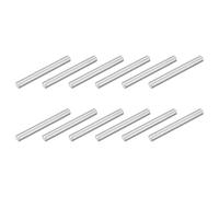 QUARKZMAN 12pcs M6x55mm Goupille Cylindrique Étagère, Goujons Cylindriques Acier Inoxydable 304, Support Cheville d'Étagère Fixation pour Fabrication Industrie Mécanique Installation Meuble