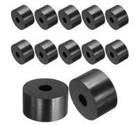 QUARKZMAN 12pcs Rondelles en Caoutchouc Anti-Vibration Épaises, Entretoise Plate Amortisseur pour Connexions Électriques Réparations Automobiles Appareils, 35mm OD x 10mm ID x 20mm Hauteur
