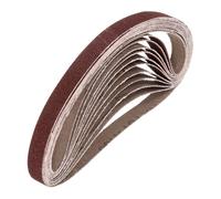 QUARKZMAN 13mm x 305mm Bandes À Poncer, 20 Pcs 150 Grains Bande Abrasive en Oxyde D'Aluminium pour Travail du Bois, Polissage du Métal, Affûteuse de Couteaux