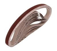 QUARKZMAN 13mm x 305mm Bandes Abrasives, 10 Pcs 320 Grains Bande Abrasive Oxyde d'Aluminium pour Travail du Bois, Polissage du Métal, Affûteur de Couteaux