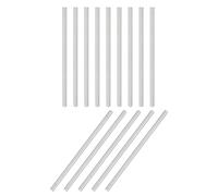 QUARKZMAN 14Pcs Goupille 5mm x 100mm Goupille de Support d'Étagère en Acier Inoxydable 304 pour Étagères, Armoires et Meubles, Nickelé, Couleur Argentée