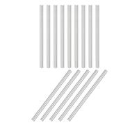 QUARKZMAN 14Pcs Goupille 5mm x 85mm Goupille de Support d'Étagère en Acier Inoxydable 304 pour Étagères, Armoires et Meubles, Nickelé, Couleur Argentée