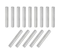 QUARKZMAN 14Pcs Goupille 8mm x 50mm Goupille de Support d'Étagère en Acier Inoxydable 304 pour Étagères, Armoires et Meubles, Nickelé, Couleur Argentée