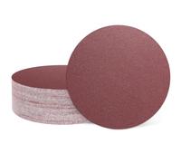 QUARKZMAN 15 Pcs 125mm 5 Pouce Disques à Poncer 120 Grit Papier Abrasif à Crochet et Boucle Pads pour Ponceuse Orbitale Aléatoire pour Travail du Bois Automobile Métal