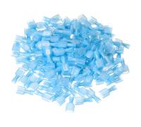 QUARKZMAN 150 pièces Connecteur Femelle À Spatule 16-14 AWG Bleu | Connecteur De Fils À Déconnexion Rapide En Nylon, Borne À Câbler Isolée, pour Automotive Boat