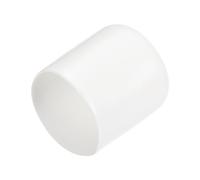 QUARKZMAN 15Pcs Embouts en Caoutchouc de 27 mm de Diamètre Intérieur, Couvercle d'Extrémité Rond en Vinyle, Protecteurs de Filetage de Vis Blancs