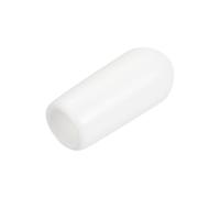 QUARKZMAN 15Pcs Embouts en Caoutchouc de 6 mm de Diamètre Intérieur, Couvercle d'Extrémité Rond en Vinyle, Protecteurs de Filetage de Vis Blancs