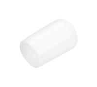 QUARKZMAN 15Pcs Embouts en Caoutchouc de 9 mm de Diamètre Intérieur, Couvercle d'Extrémité Rond en Vinyle, Protecteurs de Filetage de Vis Blancs