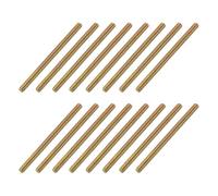 QUARKZMAN 16 Pack Tige Filetée Entièrement Filetée 1/4" Filetage, Longueur 3-1/2", Tige Filetée Vis Pied De Canapé Boulon Pour Chaise Montage Meubles Assemblage Fixation