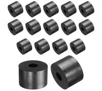 QUARKZMAN 16pcs Rondelles en Caoutchouc Anti-Vibration Épaises, Entretoise Plate Amortisseur pour Connexions Électriques Réparations Automobiles Appareils, 30mm OD x 10mm ID x 20mm Hauteur