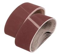 QUARKZMAN 18 Pcs 76mm x 610mm Bandes À Poncer 40/80/120/150/240/400 Grain | Ceintures Abrasives En Oxyde D'Aluminium, Pour Ponçage Sur Bois, Polissage Métallique, Affûtage De Couteaux