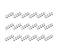 QUARKZMAN 18pcs M6x20mm Goupille Cylindrique Étagère, Goujons Cylindriques Acier Inoxydable 304, Support Cheville d'Étagère Fixation pour Fabrication Industrie Mécanique Installation Meuble