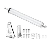 QUARKZMAN 1Pcs Ferme-Porte Pneumatique Pour Porte D'Intempéries, Fermeture Automatique Métallique Lourde Pour Porte Coupe-Feu, Ferme-Porte Ajustable Pour Fenêtre Avec Fonction Maintenir