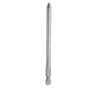 QUARKZMAN #2 Embout de Tournevis Cruciforme Tige Hexagonale de 1/4" | Phillips Ph2, Acier S2, 4,33" (110mm) Longueur, Magnétique, À Tête Cruciforme, pour Perceuse Électrique, 0,236" (6mm) Tige