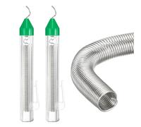 QUARKZMAN 2 Pcs À Cœur De Colophane, 1.2mm Dia Sans Flux, 20g Chaque Fil D'Étain Portable Flux Rohs Pour Soudure Électrique, Circuits Imprimés, DIY, Soudage