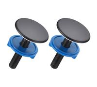 QUARKZMAN 2 Pcs Bouchon Pour Évier De Cuisine, Bouchon De Robinet En Laiton Massif Avec Joint En Silicone, Bouchon Décoratif Universel Pour Robinet, Bouchon De Remplissage En Métal Laiton