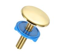 QUARKZMAN 2 Pcs Bouchon Pour Évier De Cuisine, Bouchon De Robinet En Laiton Massif Avec Joint En Silicone, Bouchon Décoratif Universel Pour Robinet, Bouchon D'Obstruction En Métal Laiton