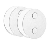 QUARKZMAN 2 Pcs Support Magnétique pour Détecteur Brume avec Pastilles Adhésives Extra Fortes Montage Magnétique Universel à 2 Voies pour Suspendre 50mm Diamètre pour Alarmes