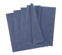 QUARKZMAN 20 Feuilles De Papier De Soie Pailleté Bleu Foncé, 35x50cm/14x20 Pouces, Pour Sacs Cadeaux, Emballage Cadeaux, Artisanat, Décoration, Noël