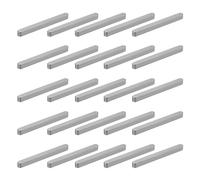 QUARKZMAN 20 Pcs Clavette Parallèle À Extrémités Rondes, 70x6x6mm Clavettes D'Arbre De Transmission En Acier Au Carbone Assortiment De Clavettes Pour L'Industrie Des Fixations Mécaniques