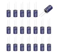 QUARKZMAN 20 Pcs Condensateur Non Polarisé 10uF 100V, 13x21mm Condensateurs Améliorés Non Polarisés Pour Tweeter Audio, Diviseur de Fréquence Haut-Parleur, Amplificateur, Bleu