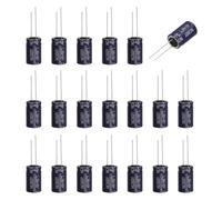 QUARKZMAN 20 Pcs Condensateur Non Polarise 68uF 100V, 13x21mm Condensateur Ameliore Non Polarise Pour Tweeter Audio, Crossover, Diviseur De Frequence, Amplificateur, Bleu