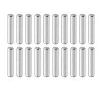QUARKZMAN 20 Pcs Goujons 5 mm x 25 mm Goujons Métalliques Ton Argenté | Goujons Cylindriques Acier Inoxydable 316L, Éléments Fixation Étagères