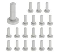 QUARKZMAN 20 pièces Bouchons à Connexion Rapide 6.5mm 1/4" Gris | d'extrémité pour système d'osmose inverse, gris