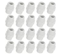 QUARKZMAN 20 Pièces Raccord Mamelon Fileté PVC G3/4 x G3/4 Mâle Blanc | Adaptateur Connecteur, Connexion de Tuyau de Plomberie, pour Usage Domestique Industriel Agricole