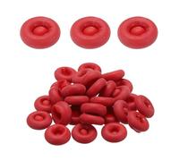 QUARKZMAN 20Pcs Bouchons Reutilisables Pour Tubes De Calfeutrage Rouge | Ajustement Universel, Outil De Finition Pour Scellement Et Conservation, Bouchons De Calfeutrage