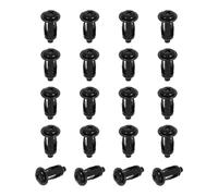 QUARKZMAN 20Pcs Chevilles À Expansion M4x22.5mm Vis Pour Placo Black | Pour Mur Creux En Acier, Molly Bolt Hollow Drive, Pour Drywall Brick Wood Doors Thin Metal Concrete Masonry