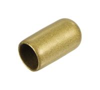 QUARKZMAN 20pcs Embouts en Caoutchouc, 10 mm ID Vis Filetage Protecteur en PVC pour Vis Embouts de Protection Flexible pour Tube Métallique, Câbles, Fils, Tige, Écrou et Cache Boulon, Or