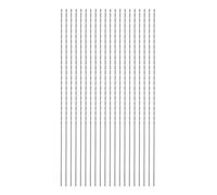 QUARKZMAN 20pcs Foret Hélicoïdal Extra Longue Perceuse Mèches, 0,6mm HSS Perceuse Mèche avec Haute-Vitesse Acier Droit Tige 100mm Longueur pour Métal Boiserie Plastique Aluminium Alliage