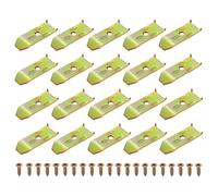 QUARKZMAN 20Pcs Niveleurs De Plateau De Table, Trou De 3/16" De Diamètre, Quincaillerie De Nivellement De Table en Métal, Connecteur Épaissi pour Armoire, Tables À Manger, Bureaux, Chaise,