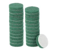 QUARKZMAN 24pcs Disques À Récurer 180 Grains 2 Pouces Brosse À Percussion Pour Disque Conditionnement Surface À crochet Disques À Polir Pour Cuisine, Vert