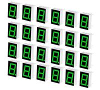 QUARKZMAN 24Pcs Tube LED Afficheur Numérique 7 Segments, 5161AGG Cathode Commune 10 Broches 1 Bit 3.3V Module Afficheur LED Segments pour Carte Electronique Conducteur, Panneau, Minuterie,