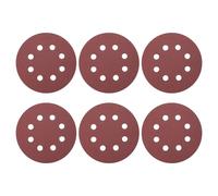 QUARKZMAN 25 Pcs 125mm 5 Pouce Disques de Ponçage 8 Trous 320 Grit Papier Abrasif crochet pour Ponceuse Orbitale Aléatoire pour Travail du Bois Automobile Métal