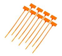 QUARKZMAN 250Pcs Attaches de Câble à Marquer Professionnelles, 6 Pouces Serre Cable Electrique Autobloquante, Sangles d'Attaches pour Fils pour Intérieur et Extérieur, 1/8", Orange