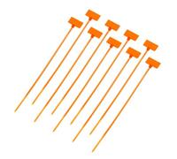 QUARKZMAN 250Pcs Attaches de Câble Marqueur Professionnelles, 8 Pouces Serre Cable Electrique Autobloquante, Sangles d'Attaches de Câble pour l'Intérieur et l'Extérieur, 1/8", Orange