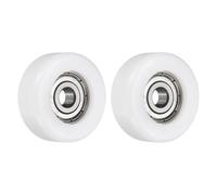 QUARKZMAN 2pcs 626ZZ Poulie à Roulements, 6x30x12mm Roulements Rigides à Billes à Gorge Profonde, Roue Roulante Transporteuse Poulie Plate pour Accessoires Quincaillerie Meubles Fenêtre