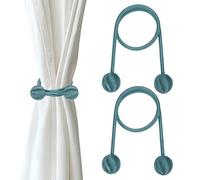 QUARKZMAN 2PCS Attaches Rideaux, Tresse Torsadée pour Tenir Les Rideaux, Support pour Drapé Fenêtre, Cordons Décoratifs pour Rideaux pour Bureau Extérieur Maison Décoration, Vert Foncé