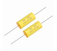 QUARKZMAN 2Pcs Condensateur 3.3uf Condensateur de Filtrage 250V Filtre de Haut-Parleur Axial Audio, Condensateur à Film MKP