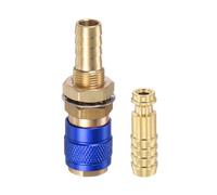QUARKZMAN 2Pcs Connecteur Rapide pour Tube Id 10mm Tig 12 18 20 27 Bleu | pour Gaz et Eau pour Torche de Soudage à Connecteurs Rapides Tig 12 18 20 27