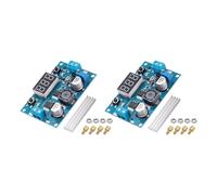 QUARKZMAN 2Pcs Convertisseur Abaisseur LTC1871 Régulateur De Tension Module Élévateur Ajustable 3-35V Vers 3.5-35V 9A Avec Vis Hexagonales Écrous Dissipateur Thermique Pour Ajustement