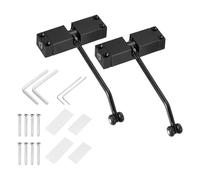 QUARKZMAN 2Pcs Ferme-Porte Automatique À Ressort, Poulie Silencieuse En Acier Inoxydable 304 Pour Porte, Charnière Autofermante De Sécurité Réglable Pour Usage Résidentiel Et Commercial,