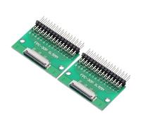 QUARKZMAN 2Pcs FFC FPC Carte de Connecteur 30 Broches 0.5mm Prise | vers 2.54mm Adaptateur de Bande d'Embase à Broche à Angle Droit à Double Rangée, Carte de Conversion PCB, pour Tv Dvd